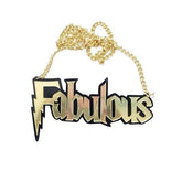 Fabulous Acrylic Statement Chain Necklace